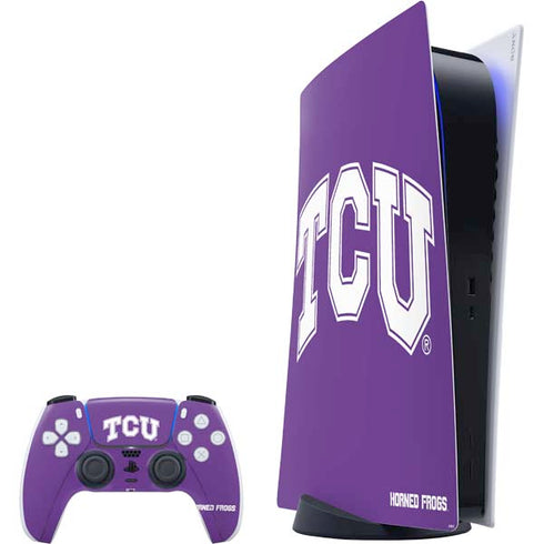 Texas Christian University TCU Horned Frogs PS5 Digital Edition Bundle Skin